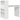 Birou Alb Lemn prelucrat 108 x 55 x 103.5 cm