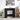 Birou Stejar Negru Lemn prelucrat 77.5 x 43 x 79 cm