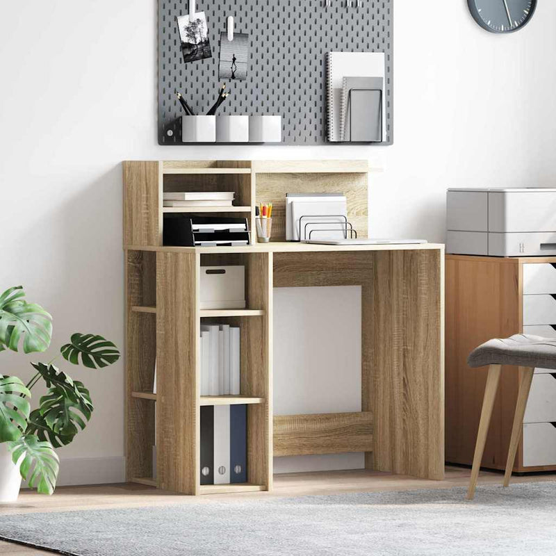 Birou Stejar Sonoma Lemn prelucrat 90 x 48 x 101,5 cm
