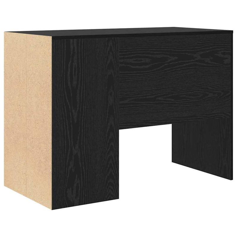 Birou Stejar Negru Lemn prelucrat 102 x 50 x 75 cm