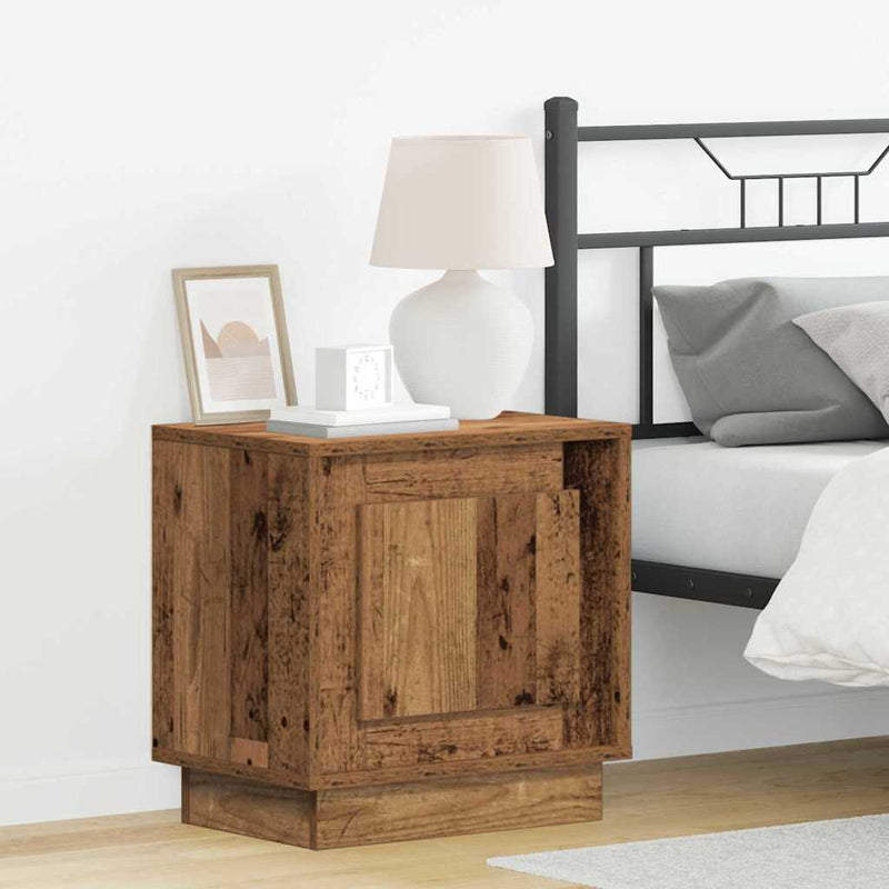 Dulap de noapte Lemn vechi 44 x 34,5 x 45 cm Lemn prelucrat