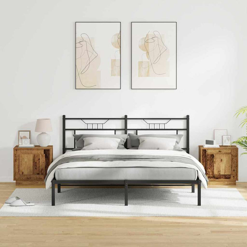 Dulap de noapte 2 buc. Lemn vechi 44 x 34,5 x 45 cm