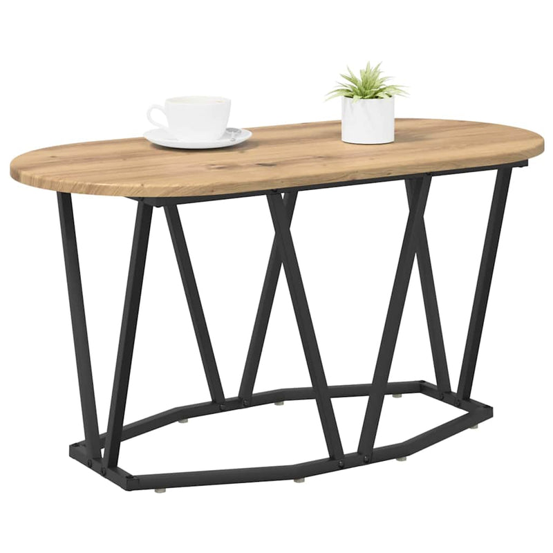 Masă de cafea Stejar Artizanal 80 x 40 x 40.5 cm