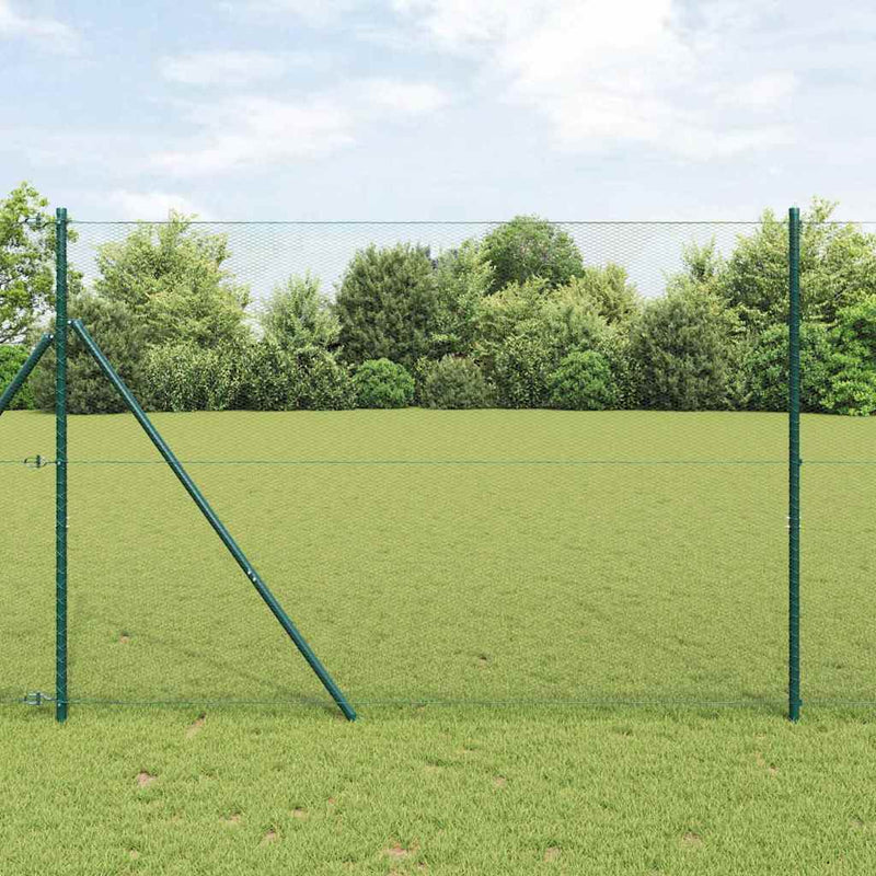 Fixare pentru gard hexagonal 25 x 1,5 m Oțel cu strat de PVC