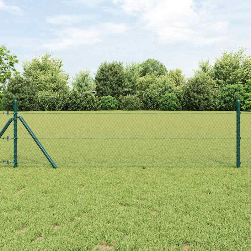 Fixare pentru gard hexagonal 50 x 0,6 m Oțel cu strat de PVC
