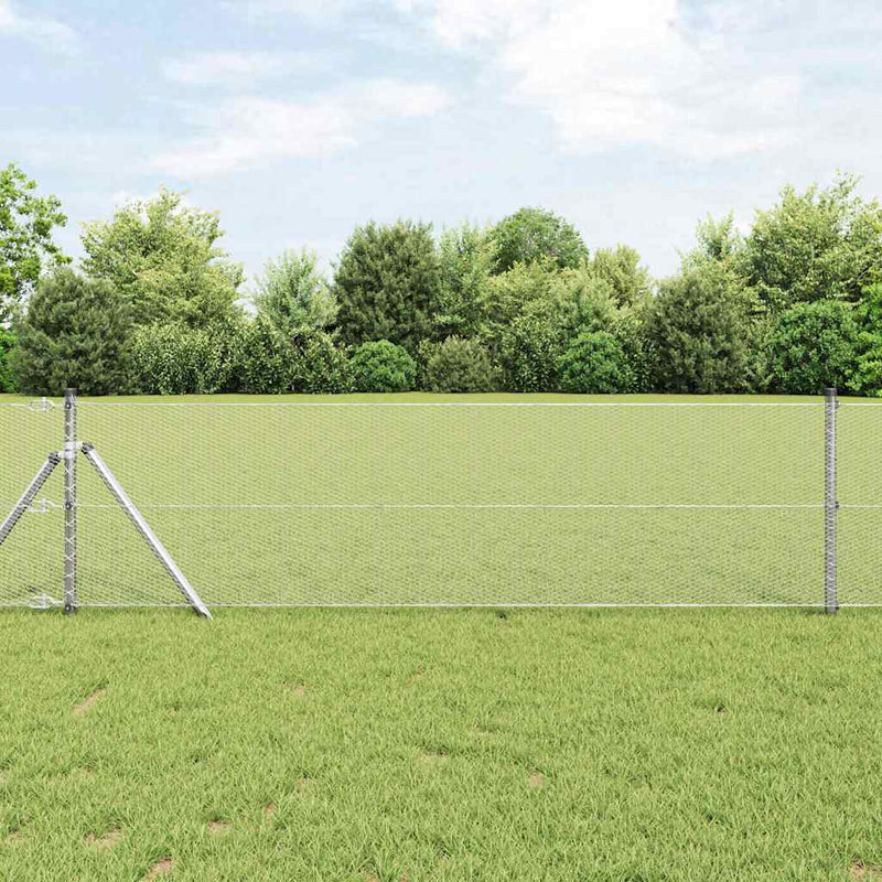 Fixare pentru gard hexagonal 10 x 0,6 m Oțel Galvanizat Plasă