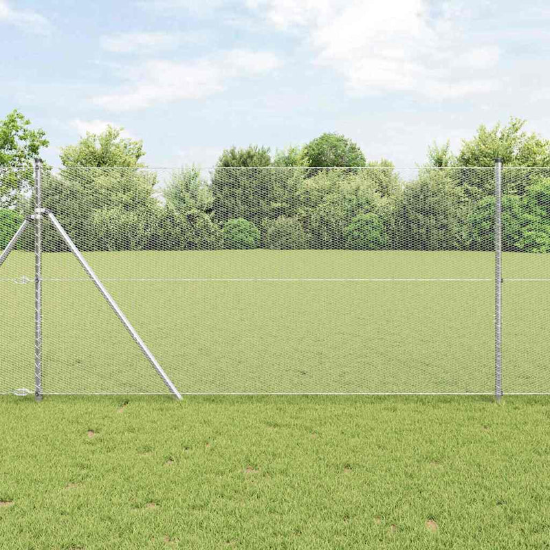 Fixare pentru gard hexagonal 10 x 1,2 m Oțel Galvanizat Plasă