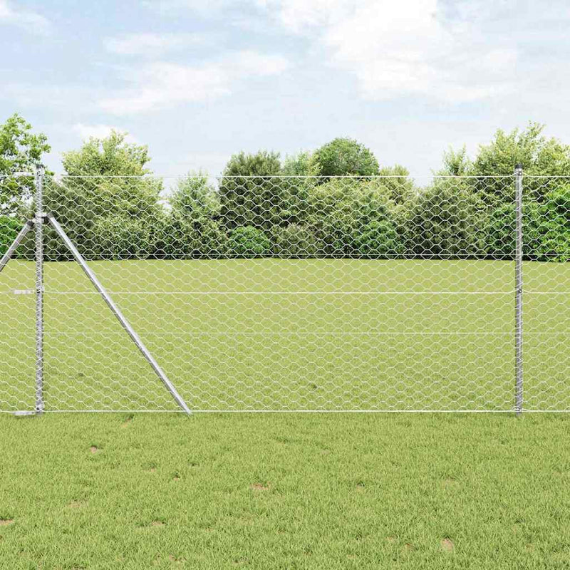 Fixare pentru gard hexagonal 10 x 1,2 m Oțel Galvanizat Plasă