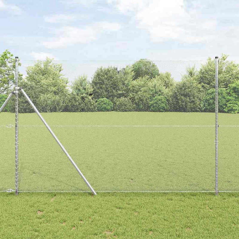 Fixare pentru gard hexagonal 50 x 1,6 m Oțel Galvanizat Plasă