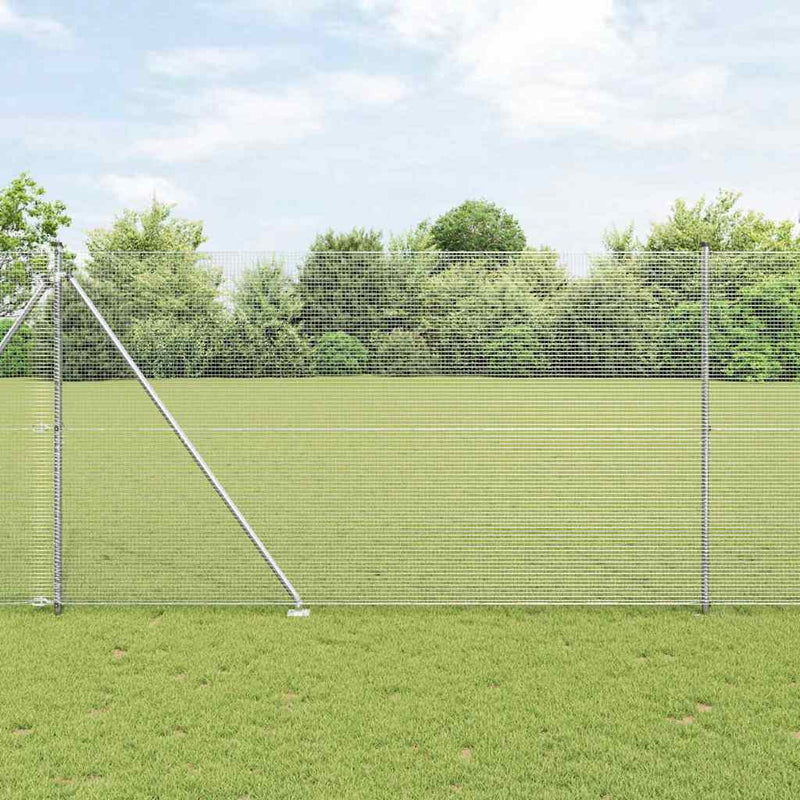 Gard de sârmă sudată cu țepi 50 x 1,5 m Oțel Galvanizat Plasă