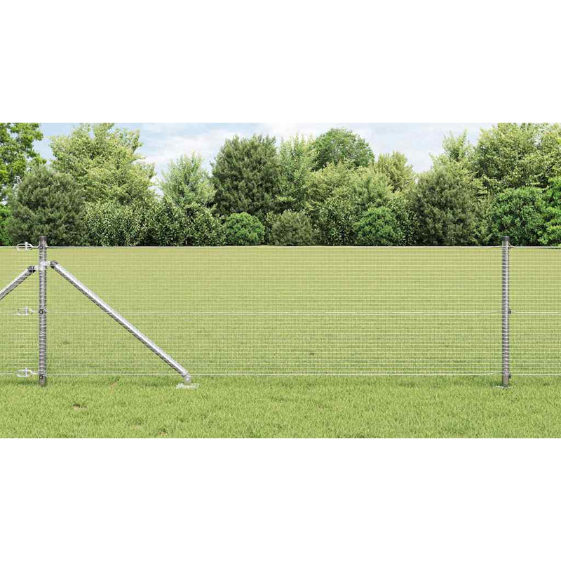 Gard de sârmă sudată cu țepi 100 x 0,6 m Oțel Galvanizat Plasă