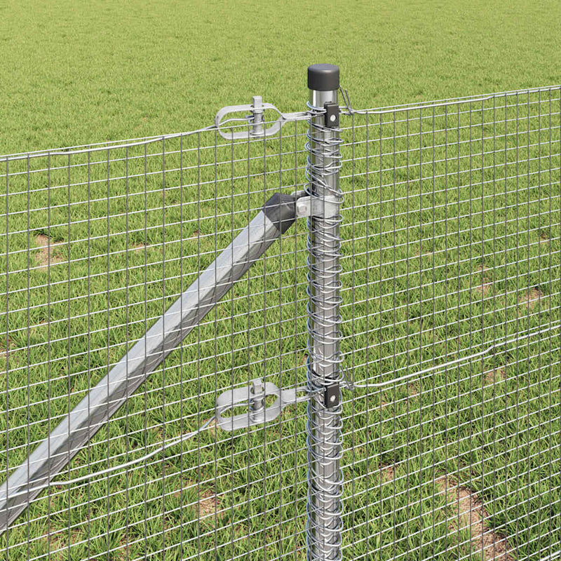 Gard de sârmă sudată cu țepi 100 x 0,6 m Oțel Galvanizat Plasă
