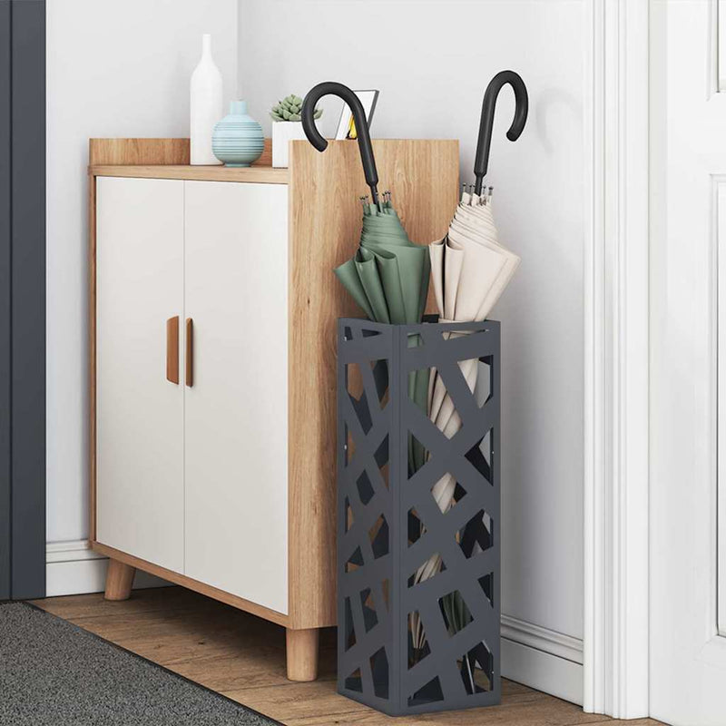 Stand pentru Umbrele de Plouă Antracit 15,5 x 15,5 x 49 cm Oțel