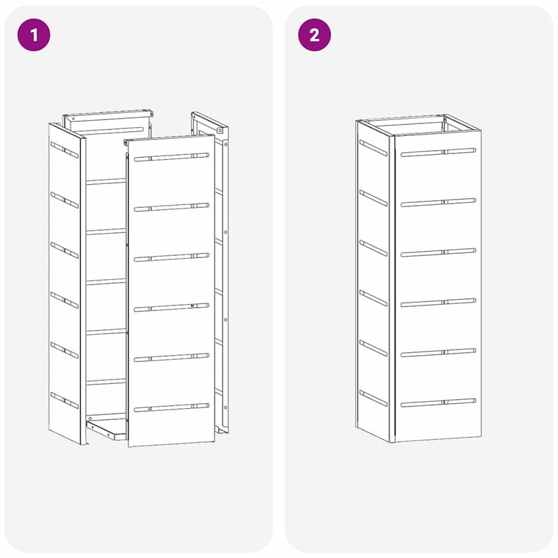 Stand pentru Umbrele de Plouă Negru 15,5 x 15,5 x 49 cm Oțel