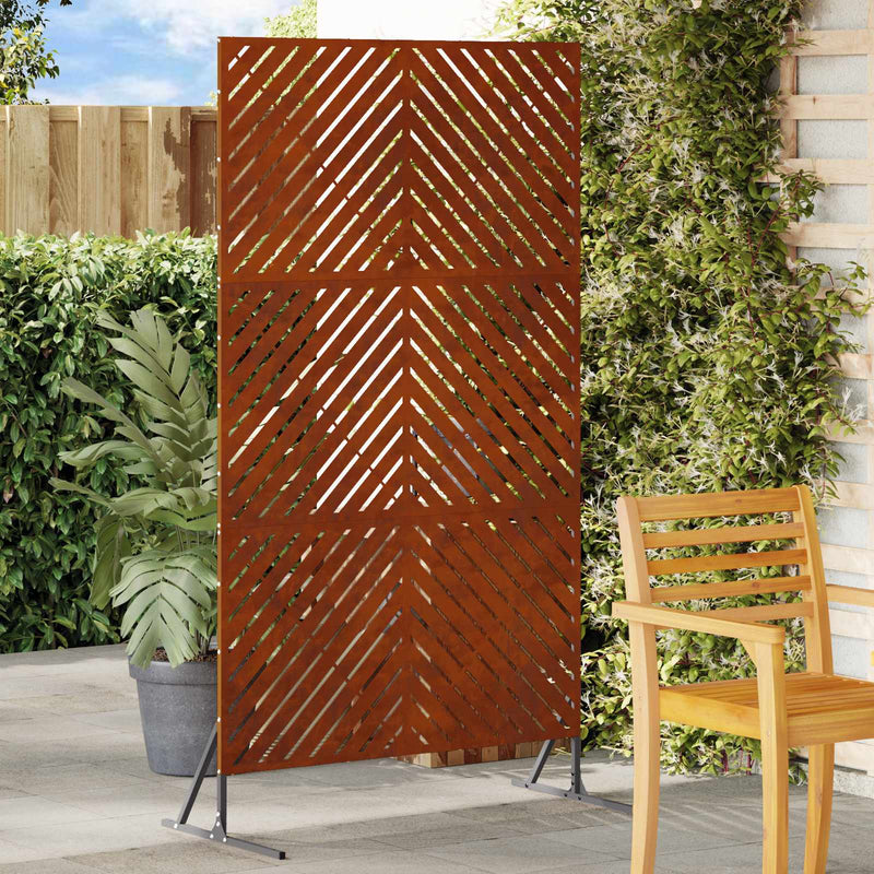 Ecran de intimitate 100 x 50 x 180 cm Ruginit