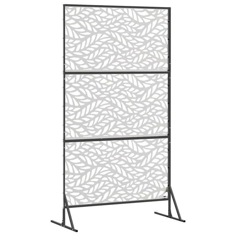 Ecran de intimitate 100 x 50 x 180 cm Oţel inoxidabil Argintiu