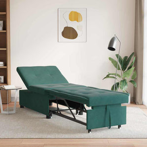 Pat canapea Verde închis 194 x 67 x 82 cm Catifea