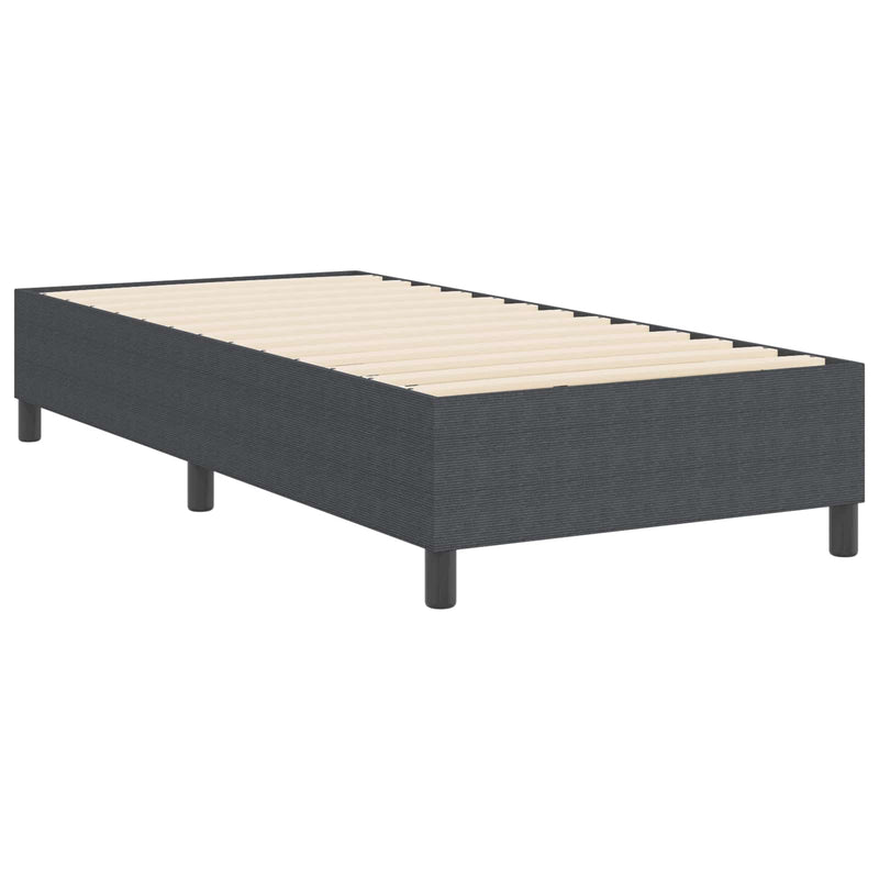 Cadru de pat platformă Gri închis 80 x 200 cm