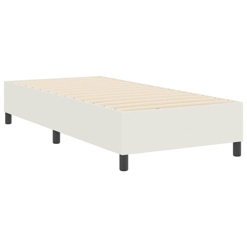 Cadru de pat platformă Crem 80 x 200 cm Țesătură din corduroy