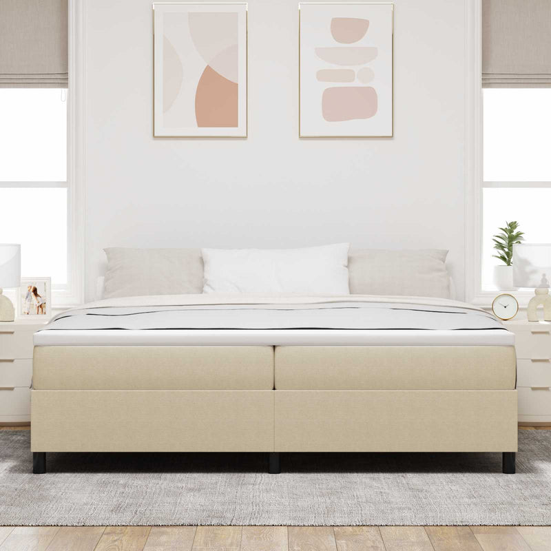 Cadru de pat platformă Gri Verde 200 x 200 cm