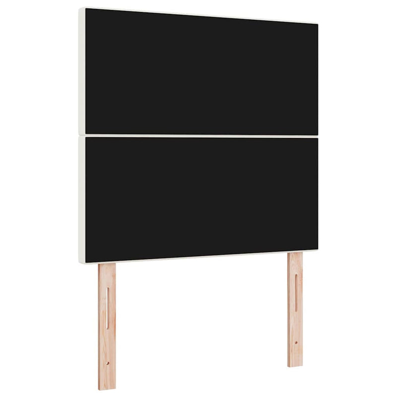Tăblie cap Crem 80 cm Țesătură din corduroy