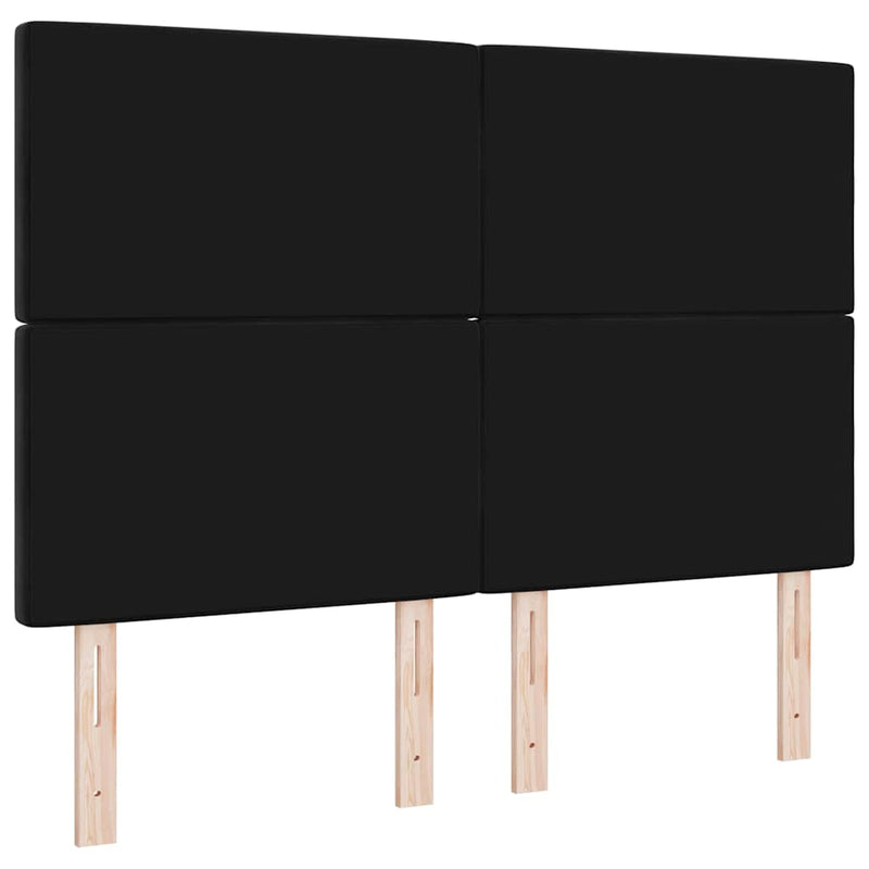 Tăblie cap Negru 160 cm Catifea
