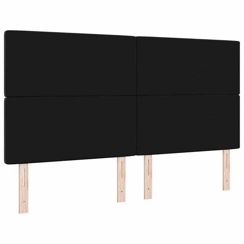 Tăblie cap Negru 180 cm Catifea