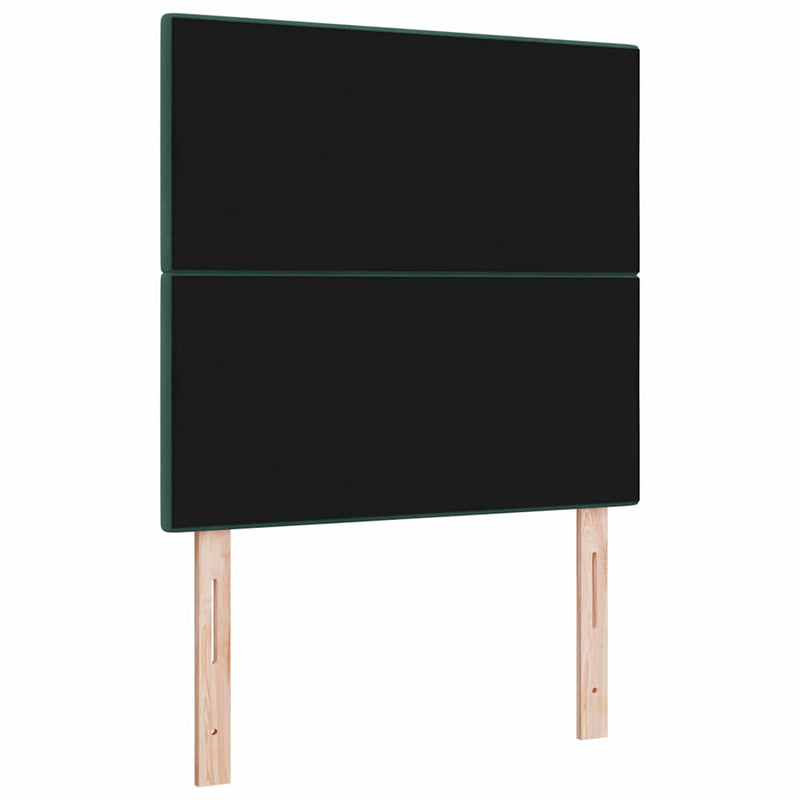 Tăblie cap Verde închis 90 cm Catifea