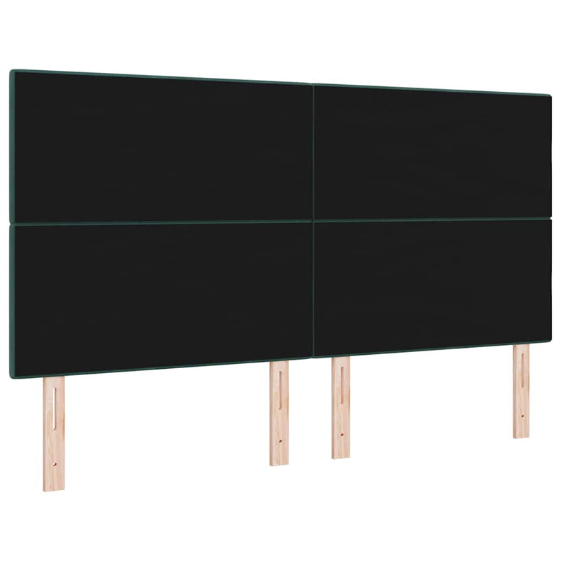 Tăblie cap Verde închis 180 cm Catifea