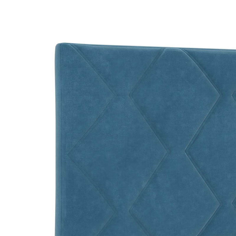 Tăblie cap Albastru închis 90 cm Catifea