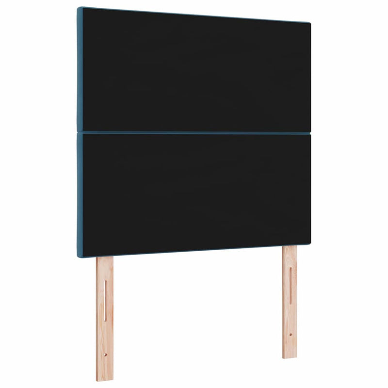 Tăblie cap Albastru închis 90 cm Catifea