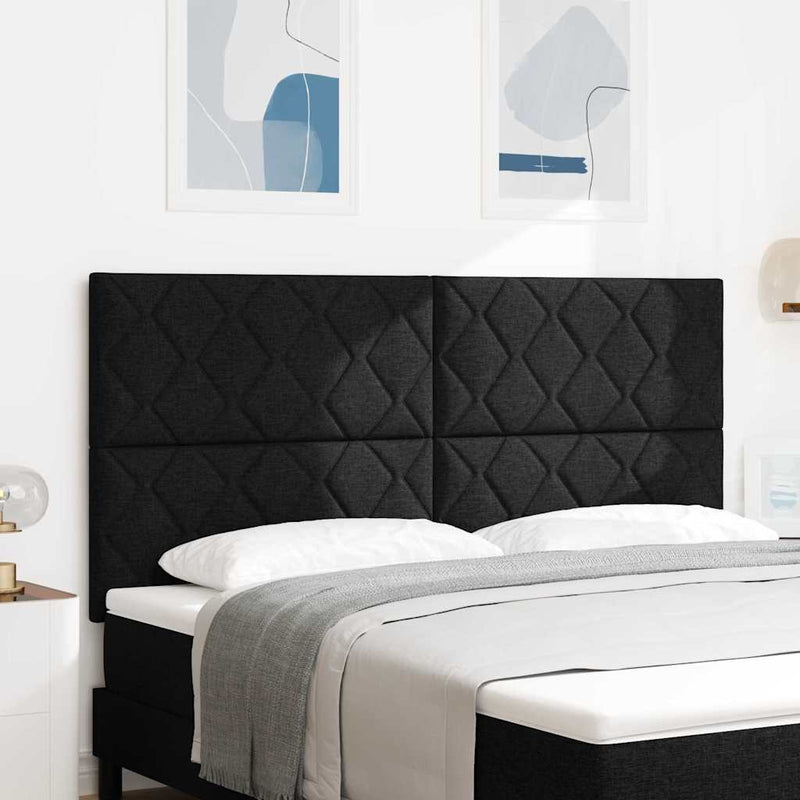 Tăblie cap Negru 180 cm țesătură