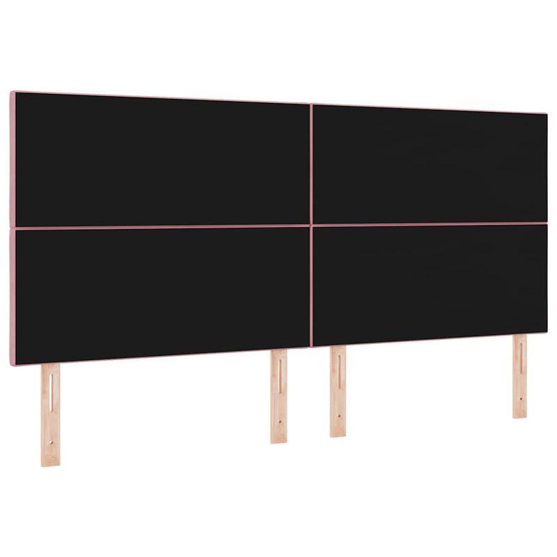 Tăblie cap Roz 200 cm Catifea