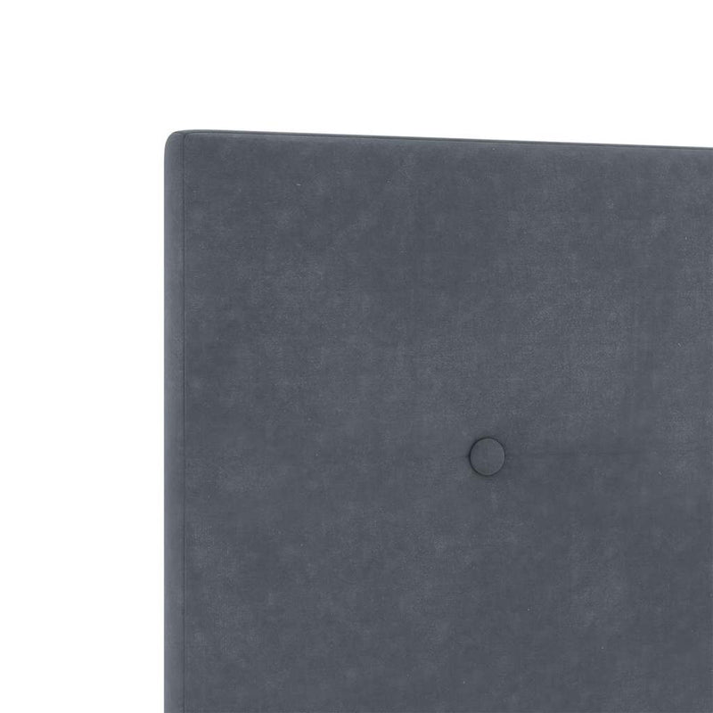 Tăblie LED cu benzi LED Manual Gri 100 cm Catifea