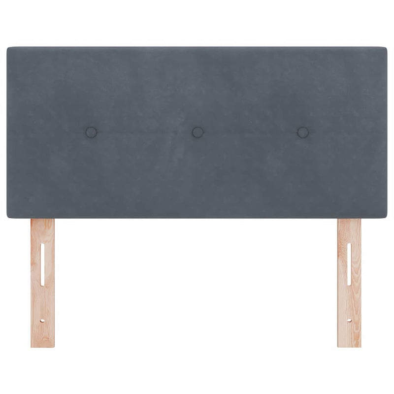 Tăblie LED cu benzi LED Manual Gri 100 cm Catifea