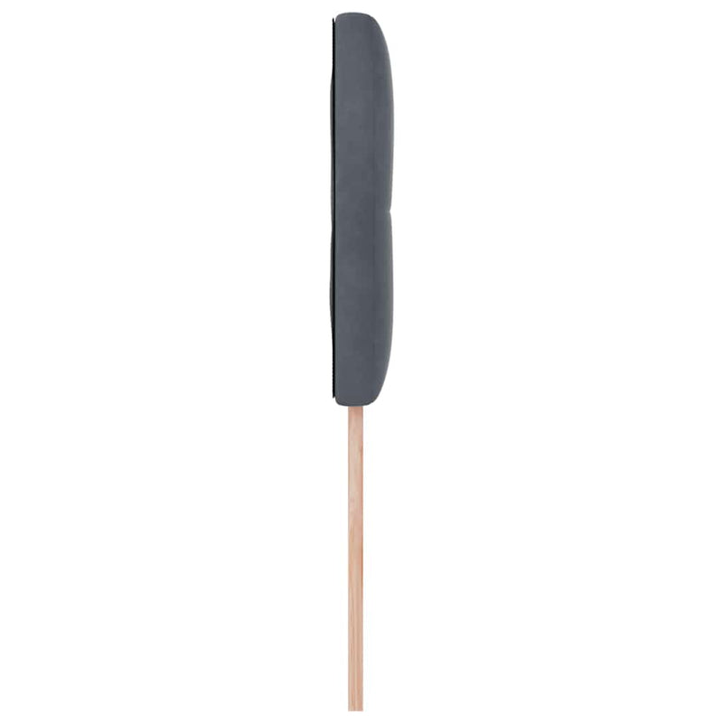 Tăblie LED cu benzi LED Manual Gri 100 cm Catifea