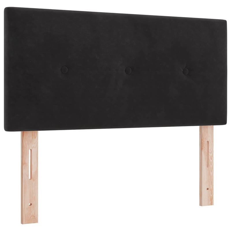 Tăblie LED cu benzi LED Manual Negru 100 cm Catifea