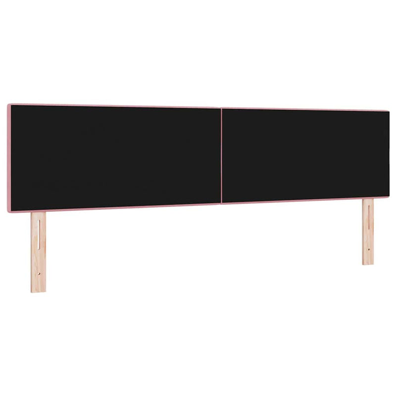 Tăblie LED cu benzi LED Manual Roz 180 cm Catifea