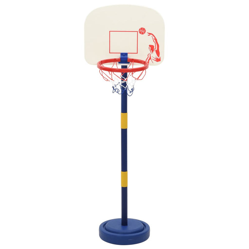Suport de baschet cu minge/pompă, înălțime reglabilă 90/121 cm