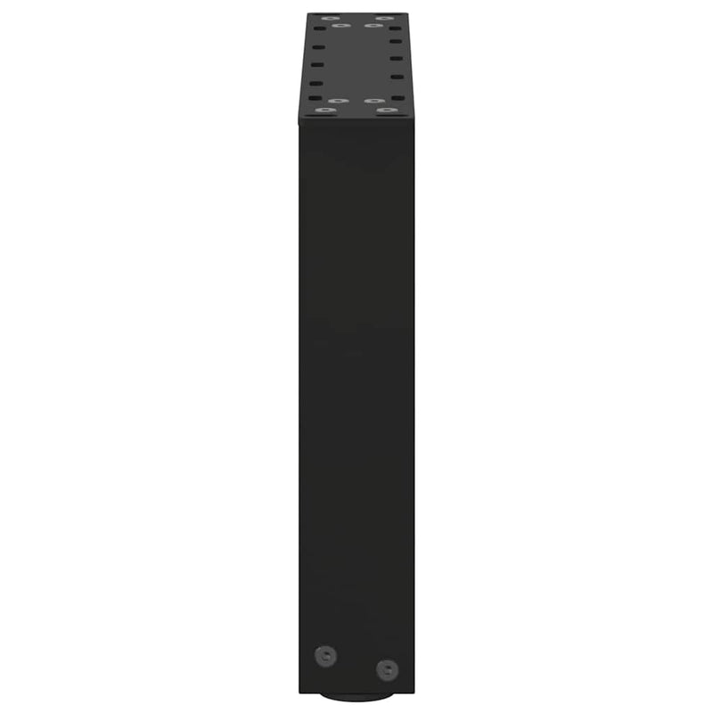 Picioare pentru măsuță de cafea în formă de U, 2 buc., negru, 40x(30-31) cm, oțel