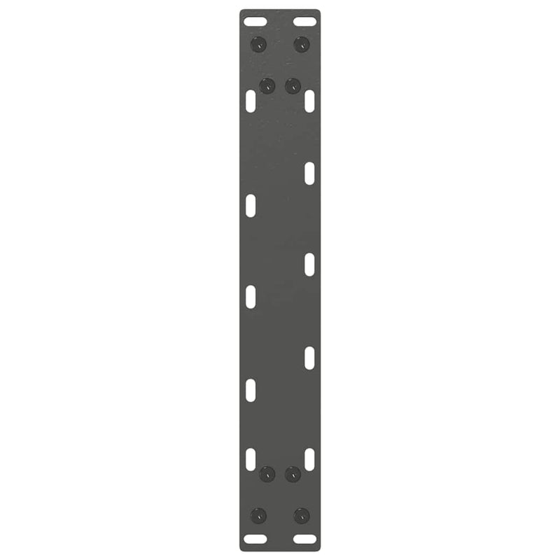 Picioare pentru măsuță de cafea în formă de U, 2 buc., antracit, 40x(30-31) cm, oțel
