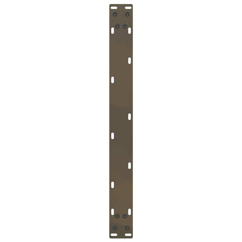 Picioare pentru măsuță de cafea în formă de U, 2 buc., oțel natural, 60 x (30-31) cm