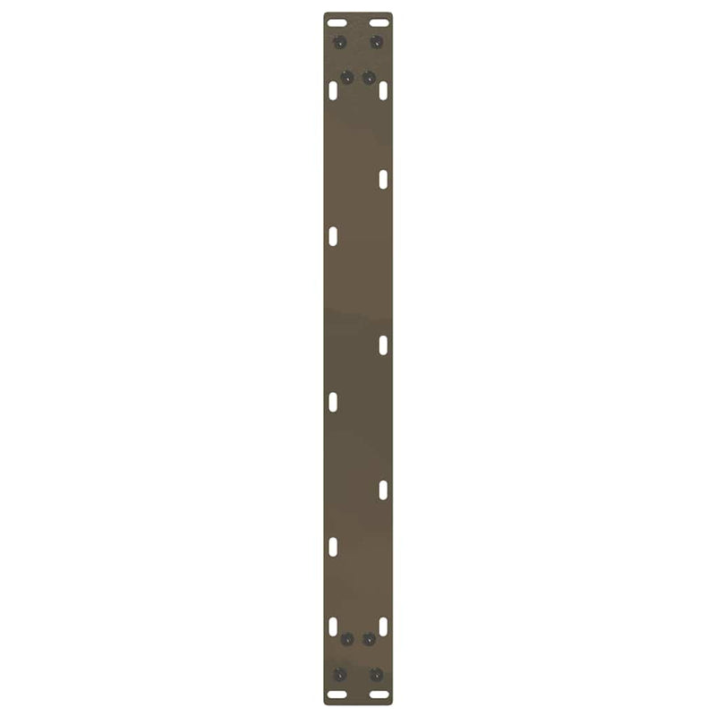 Picioare pentru măsuță de cafea în formă de U, 2 buc., oțel natural, 70x(30-31) cm