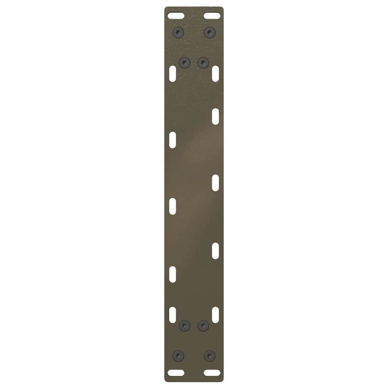 Picioare pentru măsuță de cafea în formă de U, 2 buc., oțel natural, 28x(42-43) cm