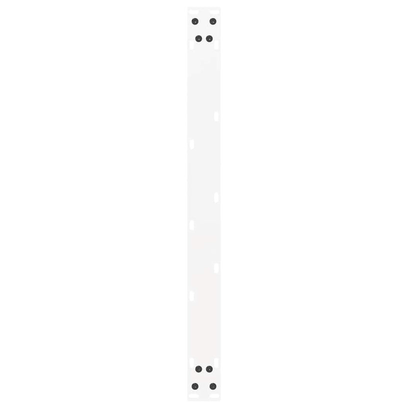 Picioare pentru măsuță de cafea în formă de U, 2 buc., alb, 60 x (42-43) cm, oțel