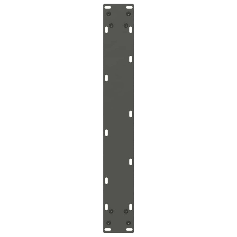 Picioare de masă în formă de U, 2 buc., antracit, 60x(72-73) cm, oțel