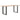 Picioare de masă în formă de U, 2 buc., antracit, 60x(72-73) cm, oțel