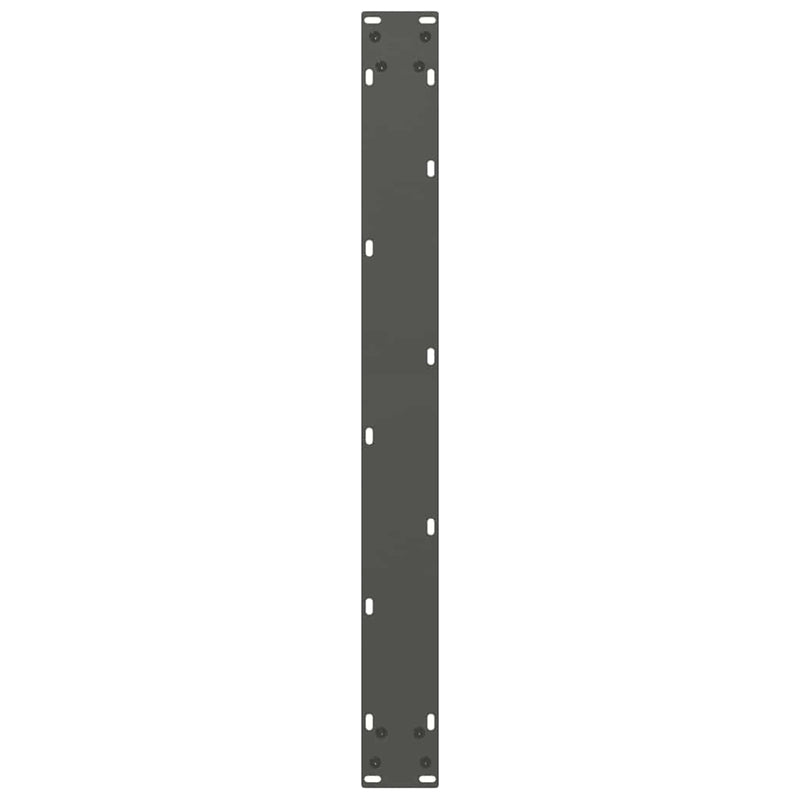 Picioare de masă în formă de U, 2 buc., antracit, 90x(72-73) cm, oțel