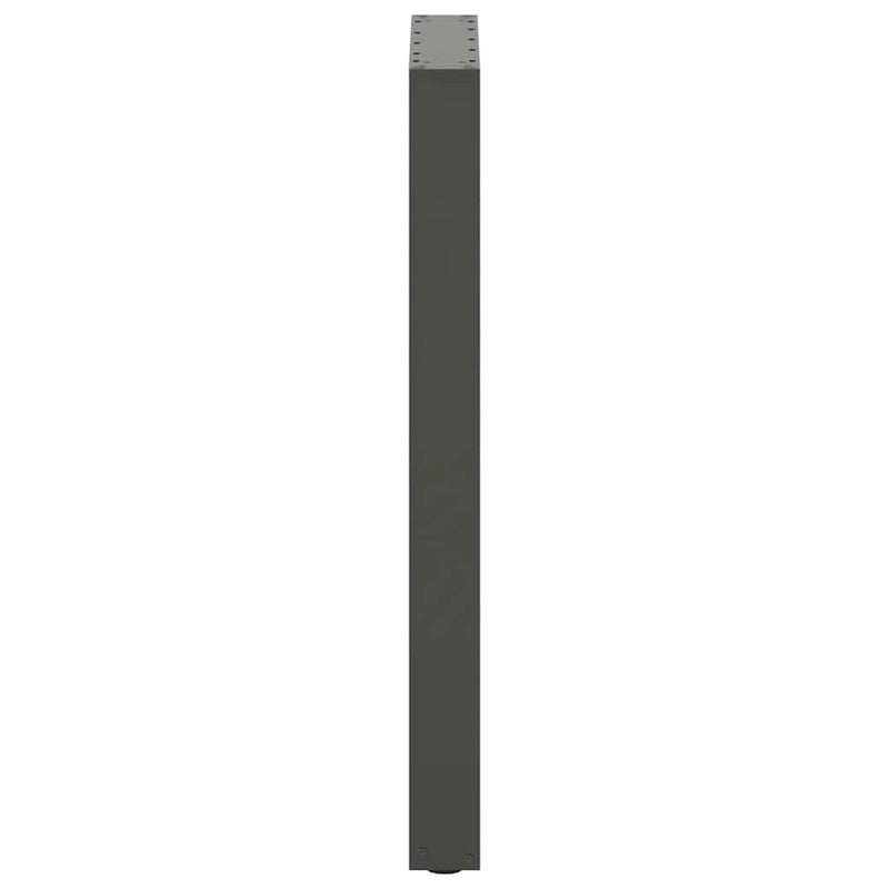 Picioare de masă de bar în formă de U, 2 buc., antracit, 40x(90-91) cm, oțel