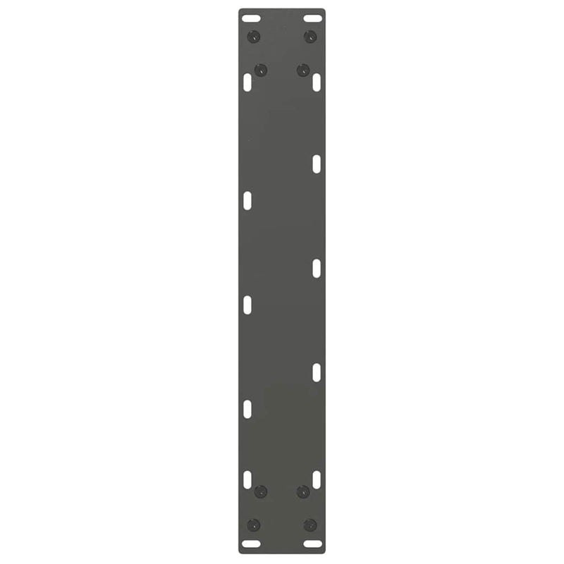 Picioare de masă de bar în formă de U, 2 buc., antracit, 40x(90-91) cm, oțel